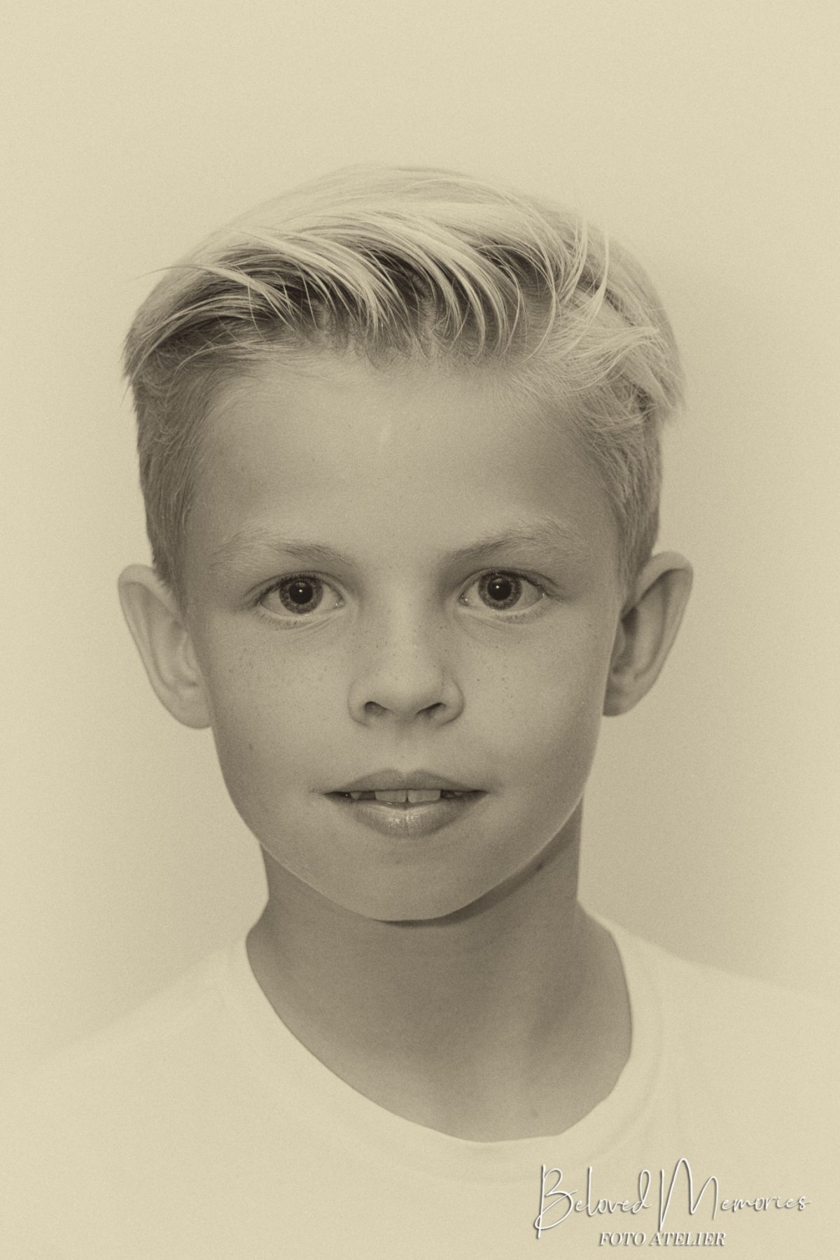 Bewerkt portret Daan