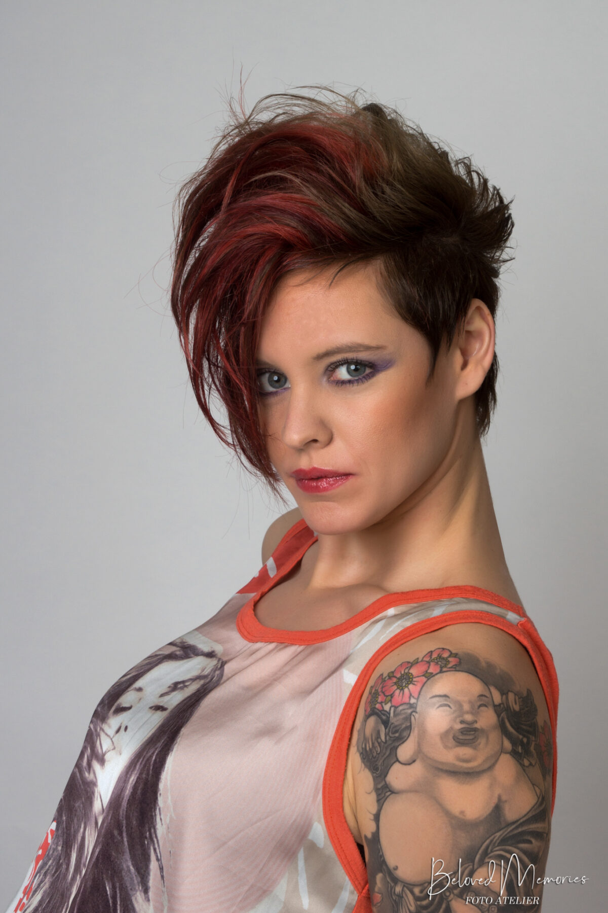 Thuisstudio-portret met Brigitte