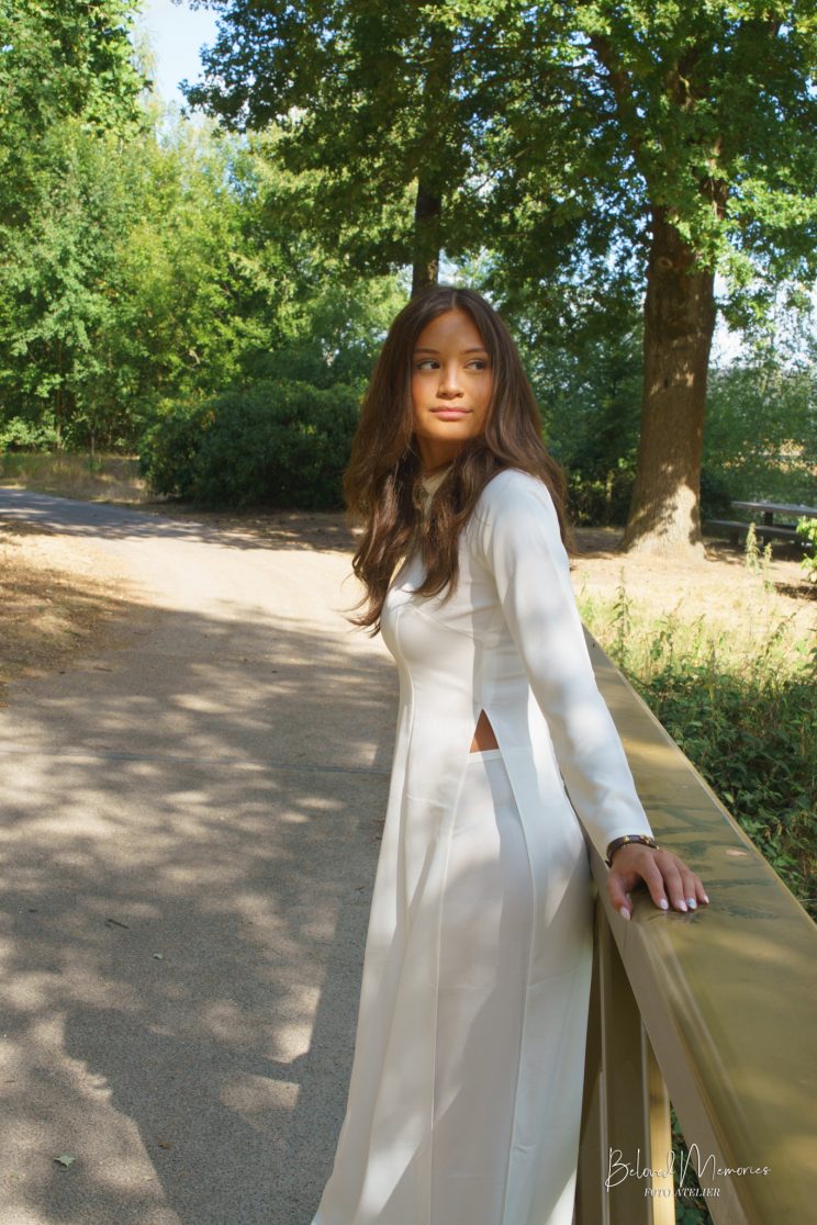 Ginger in 'AO Dai'